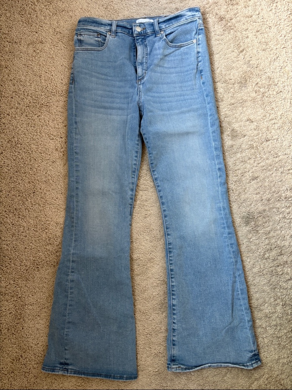 LOFT Light Blue Flare Jeans